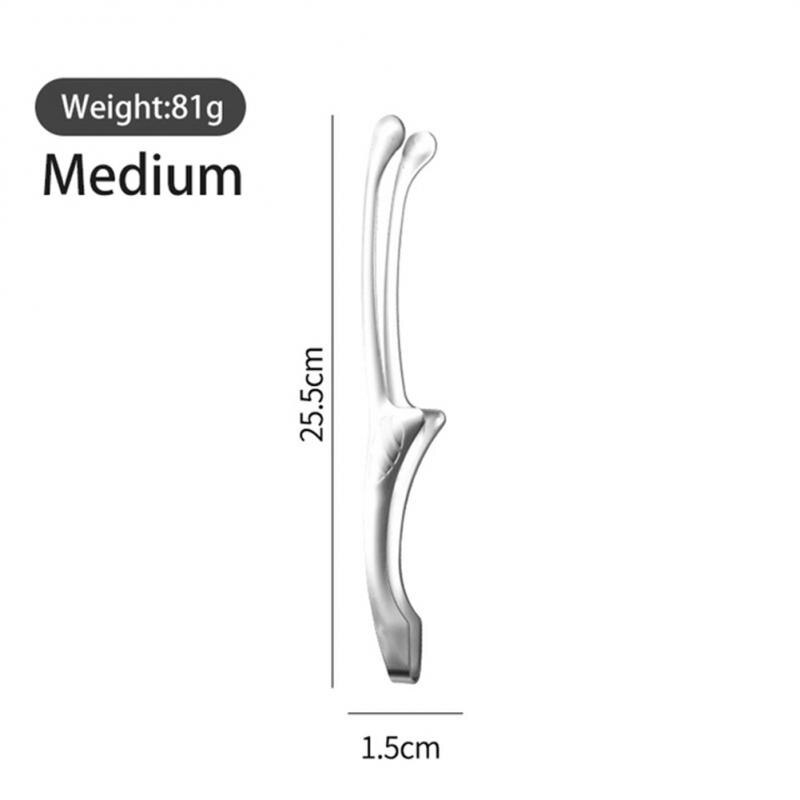 Gold Silber Edelstahl Lebensmittel Zange Koreanische Grill Zange Picknick Grill Grill BBQ Steak Klemme Backen Werkzeuge Clip Koch Zange: 02