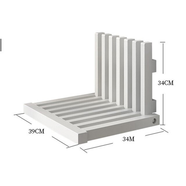 Verborgen Muur Opknoping Ultra Dunne Klapstoel Veranda Stoel Schoen Veranderende Muur Gemonteerde Vouwen Badkamer Kruk: white