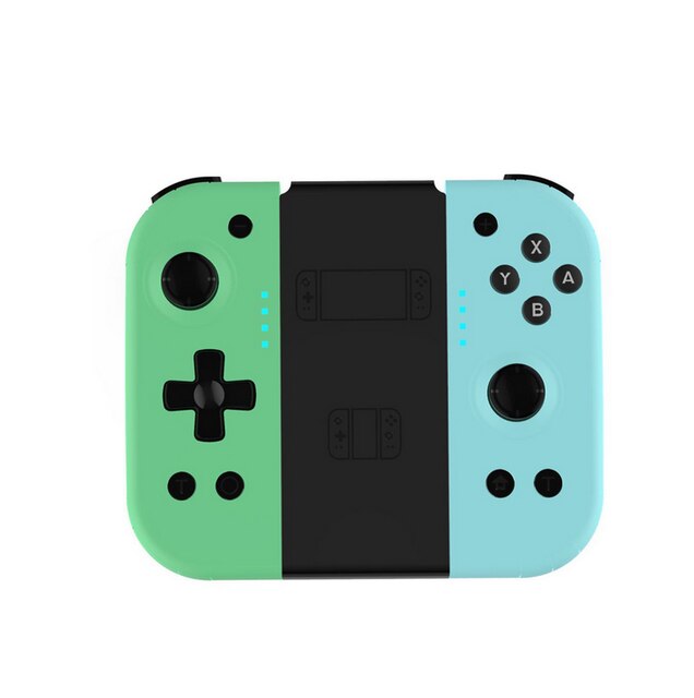 T -22 voor switch game draadloze controller linker en rechter bluetooth gamepad voor nintend switch ns joy game handvat grip met wake-up: Duidelijk