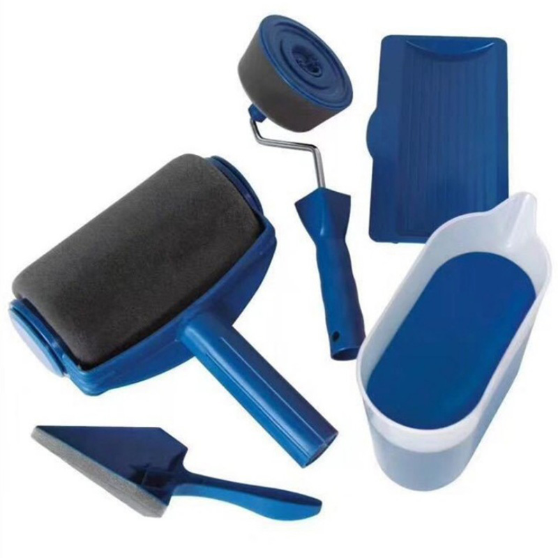 5/8 -delige verfrollerset, multifunctioneel huishoudelijk gebruik, muurdecoratieve verfroller, kwastenset