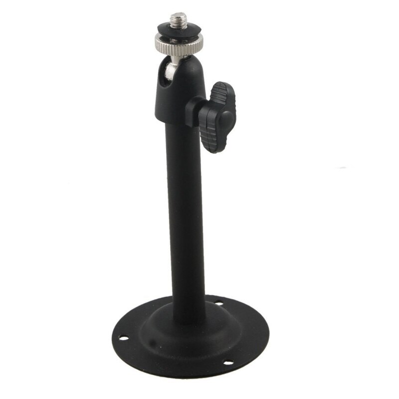 Flyy – fixation au plafond en métal noir pour caméra de vidéosurveillance CCD, 13.4x6cm