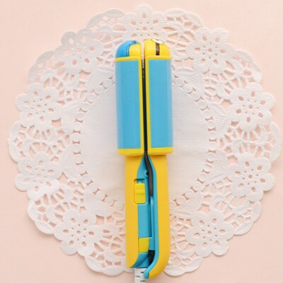 At Cute Mini Flat Iron Ceramic Hair Straightener Small Cartoon Hair Curling iron Travel straightening Tools: 06