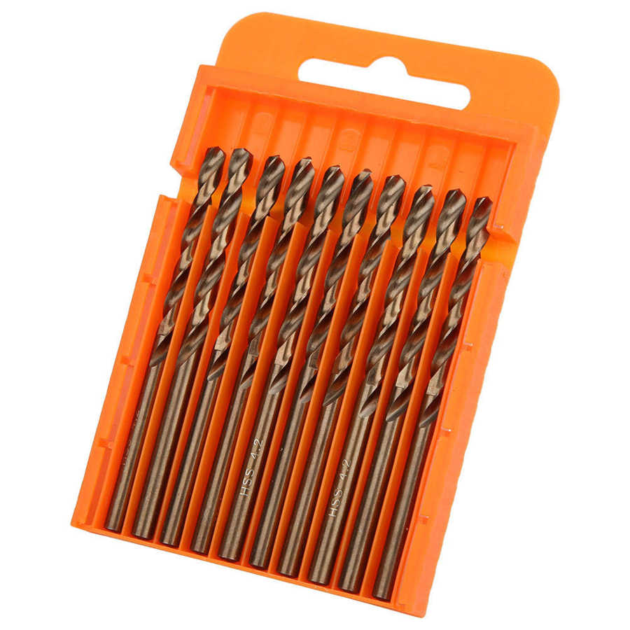 sourcing map 2 stuks HSS (snelstaal) extra lange twist boor 1