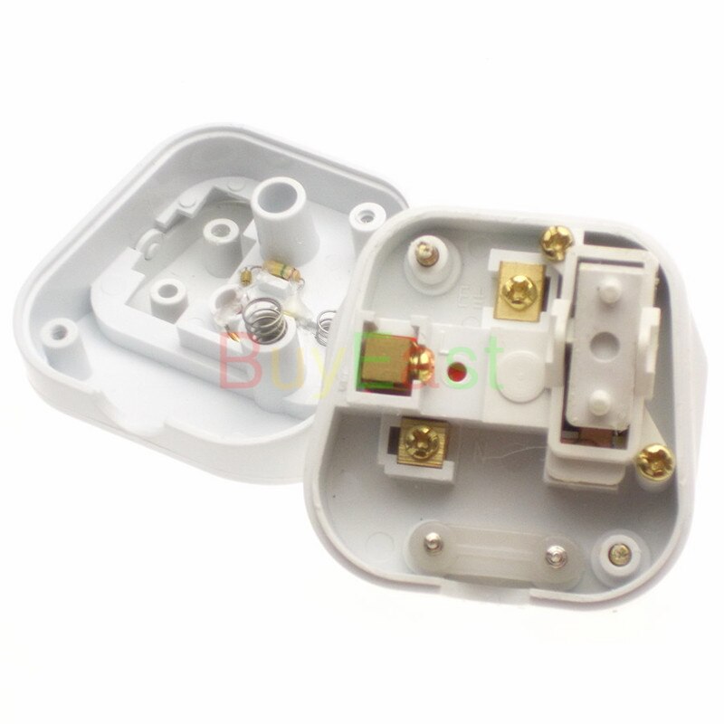 China, AU, Zealand 3-Pin DIY Rewireable Plug 250V 10A with Main Power Switch LED Indicator with 10A fuse