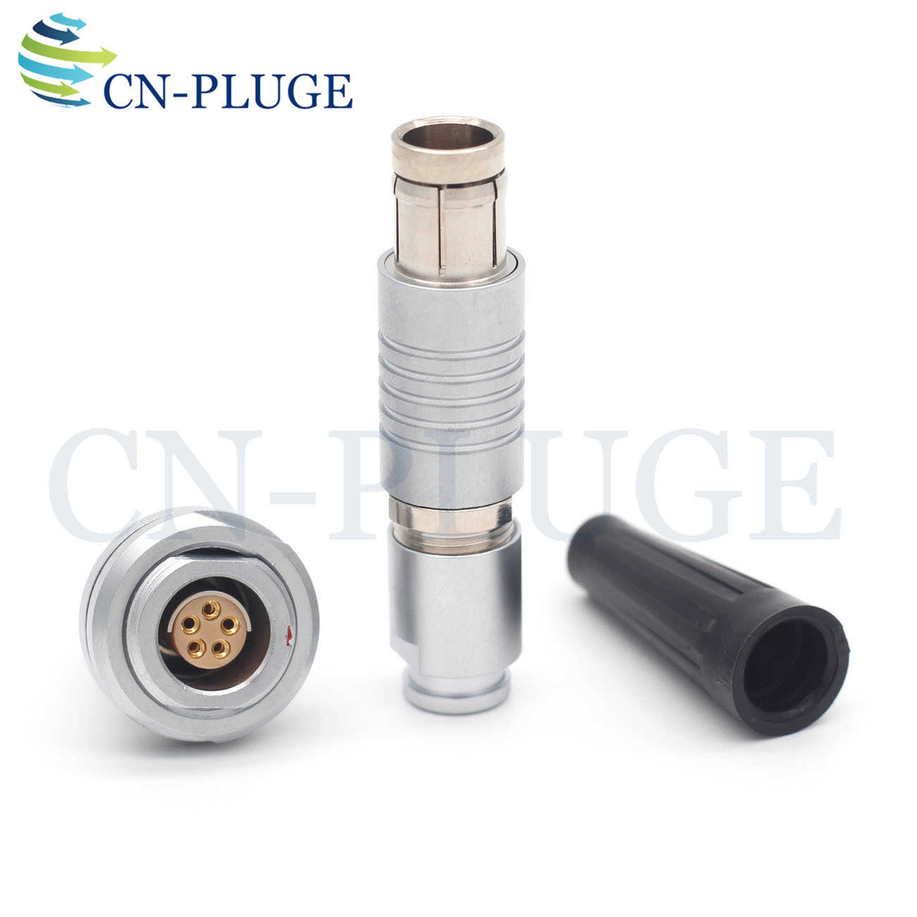 Compatible With Fischer 102 0F 2 3 4 5 7 9-Pin Metal Push-Pull Self-Locking Connector Half Moon Positioning Plug And Socket