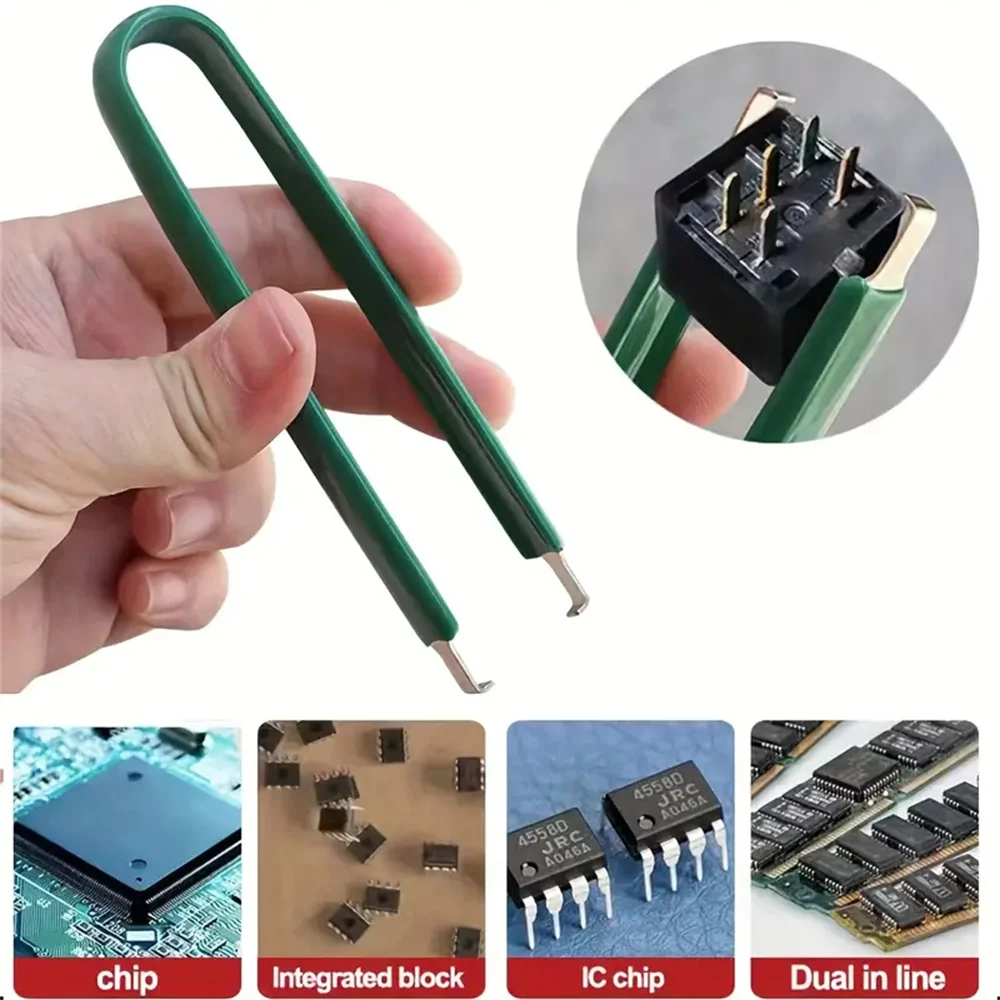 1 paquete de extractor IC estático, herramienta eficiente para quitar interruptor de teclado mecánico con protección antiestática, fácil de usar, duradera,