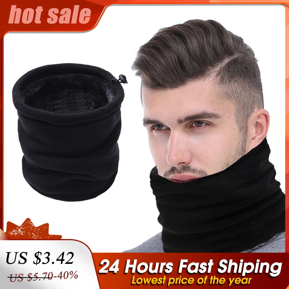 Unisex Winter Warm Outdoor Multifunctionele Sjaal Thermische Warm Fleece Snood Sjaal Halswarmer Beanie Ski Balaclava Halswarmer