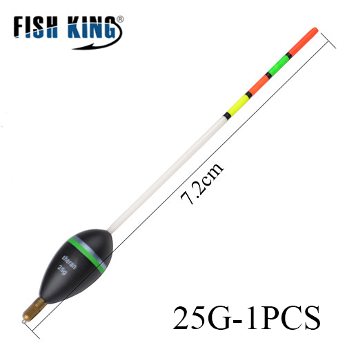 Vis Koning Visserijvlotter 15g20g25g30g Bobber Kurk Drijvende Float Hout 25-28.5Cm Verticale Boei Pesca Zee Visgerei: Rood