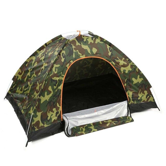 4 Colors Waterproof Foldable Tents Free Building Automatic Quick Opening Outdoor Travelling Camping Tent Beach Sun Shelter: Camouflage