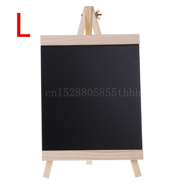 Desktop besked tavle staffel tavle børn træ skrivebrætter sammenklappelige: Lyserød