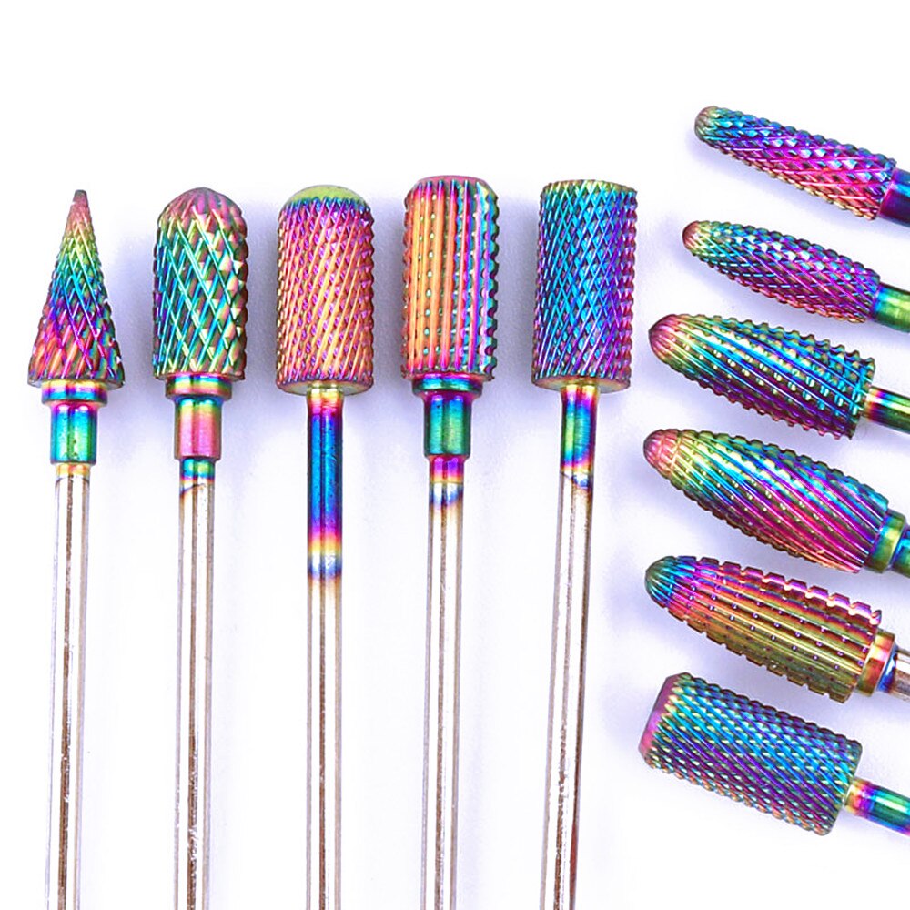 Tungsten Carbide Nail File Bits Nail Slijpen Heads Grote Kegel Veiligheid Bits Nail Cuticle Bits Voor Manicure Polijsten Pedicure