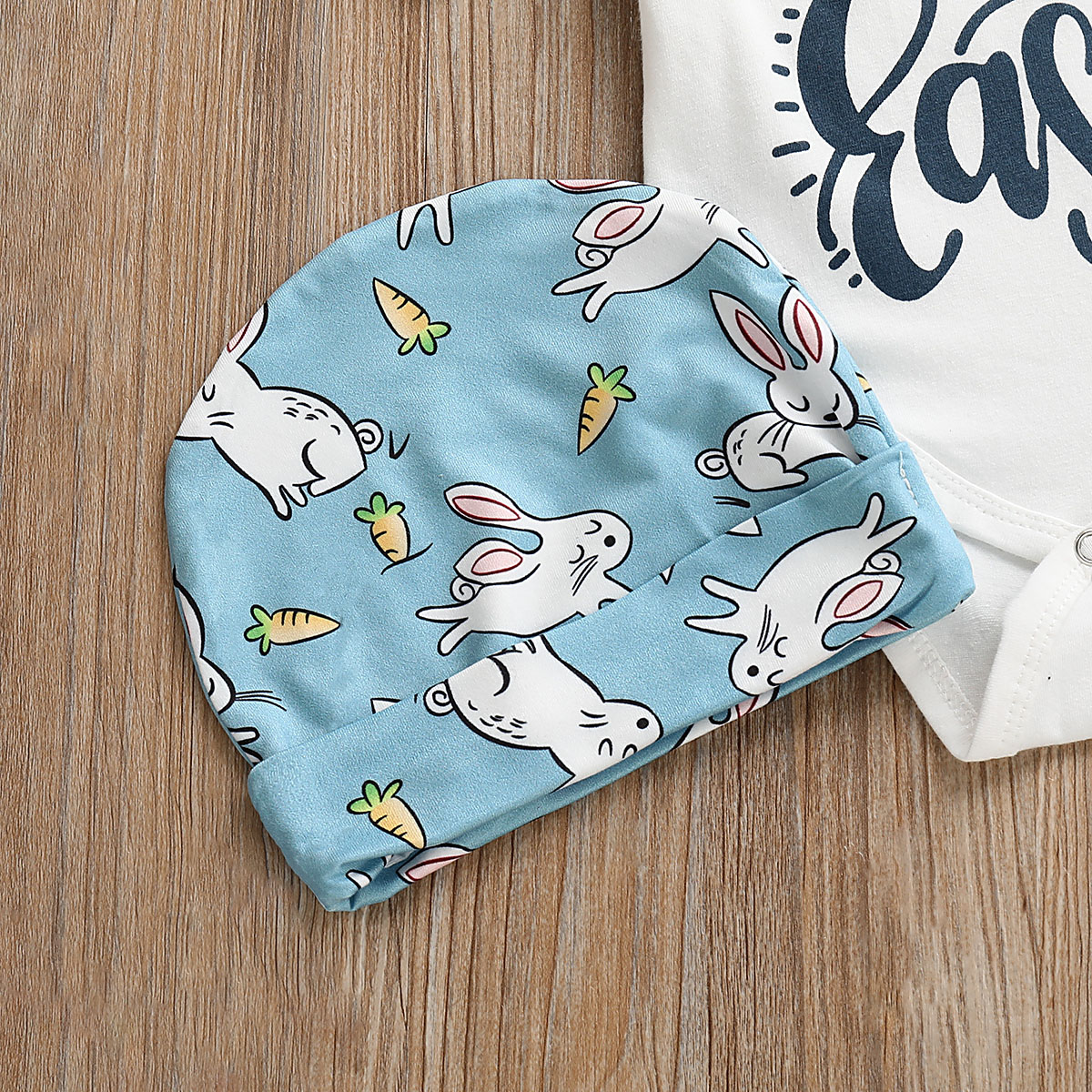 3pcs Easter Newborn Infant Baby Boy Girl 0-18M Outfit Clothes Romper Bodysuit Pants