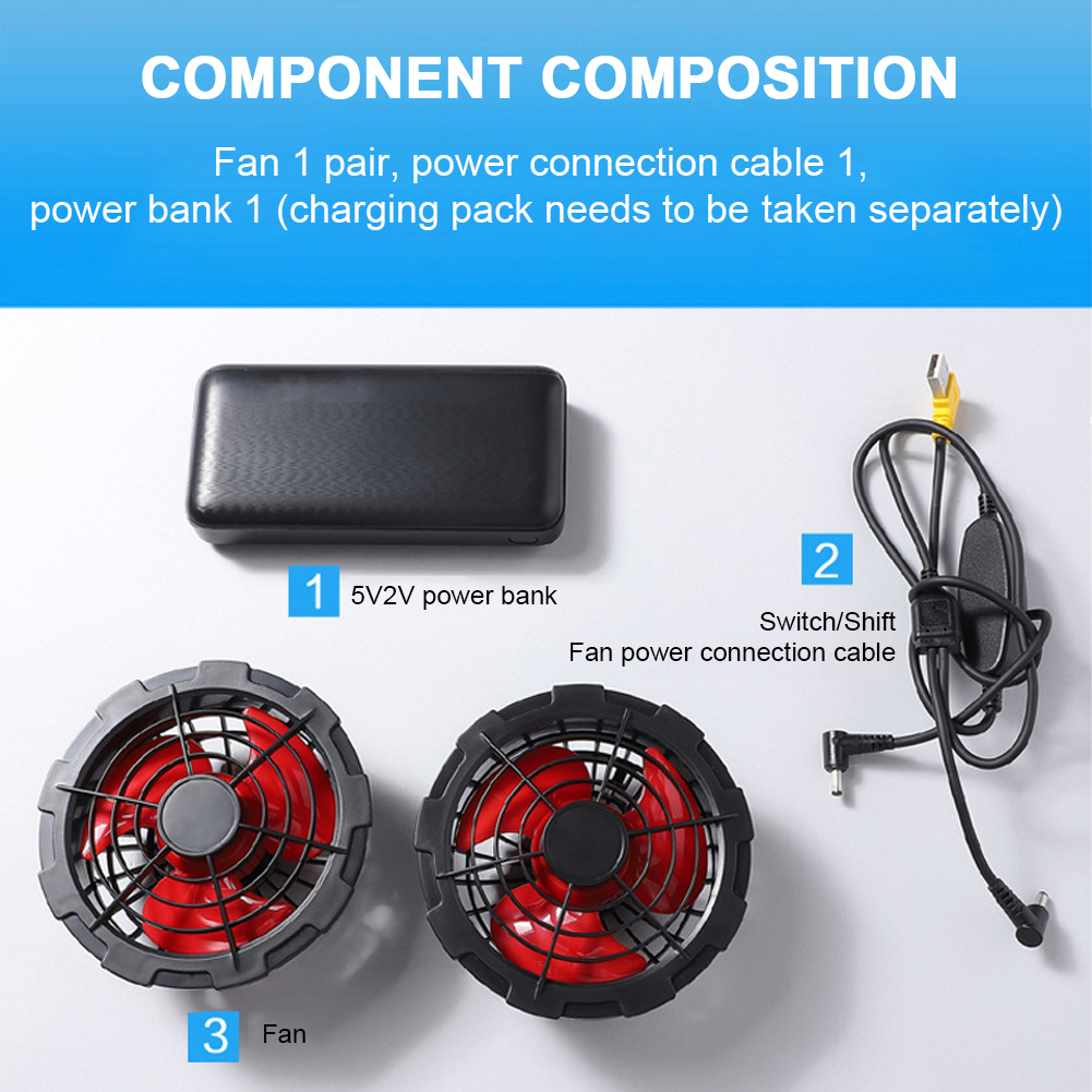 Koelvest Ijsventilator Vest Hittebestendige Airconditioner Kleding 3 Versnellingen Ademende Draagbare Koelventilator Vest Voor Kamperen Wandelen