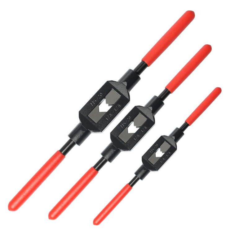 Anti skid handle tapping Tapping Manual tap wrench Tapping tool T-shaped adjustable M1-4 M10-M33 Feeding tap with twist drill