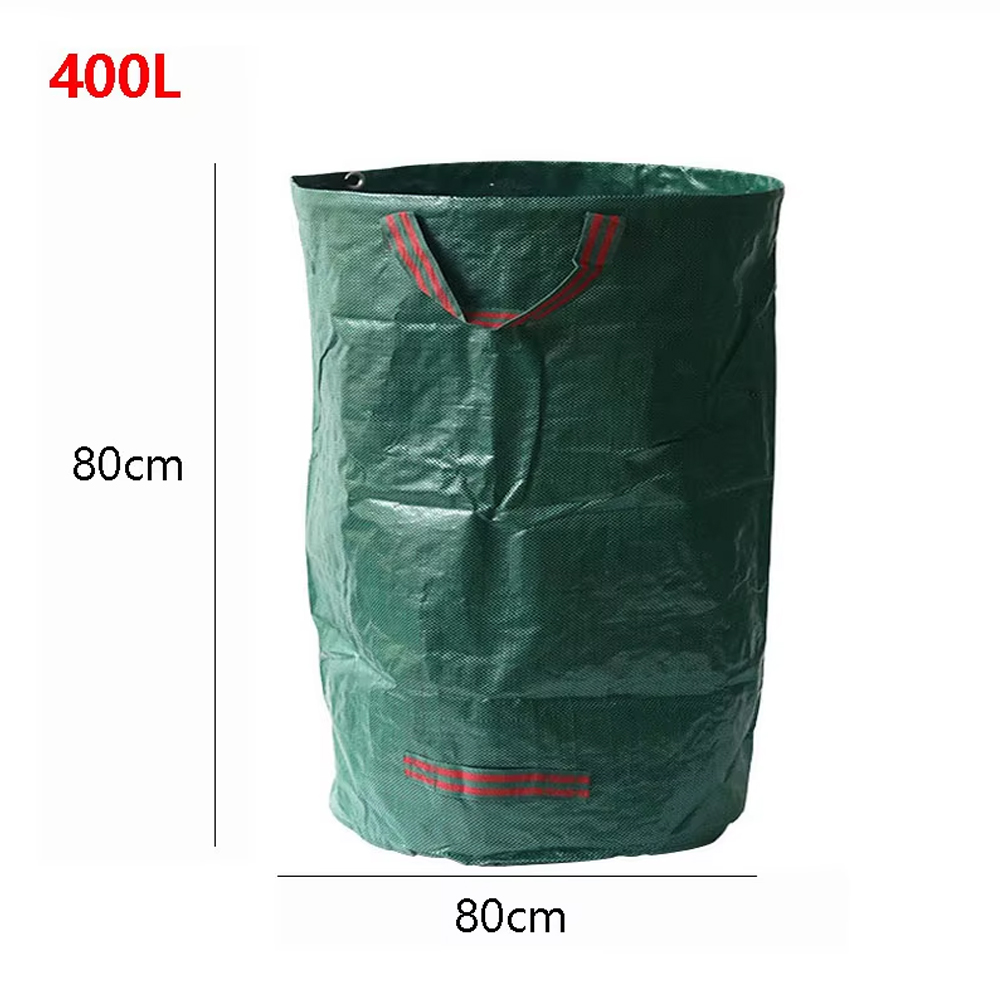 Heavy Duty Large Garden Waste Bag for Yard Leaf Weeds Grass Rubble - Outdoor Trash Bag Garden Rubbish Bags for Waste Bins Storag: Yellow