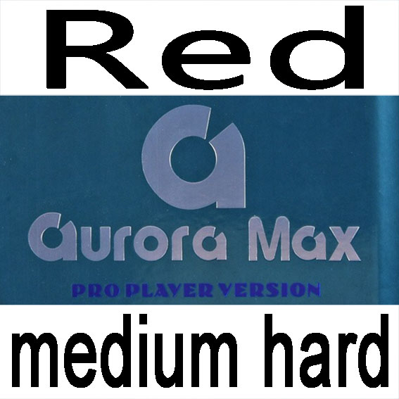 729 Aurora MAX Friendship table tennis rubber Pro Player Version non-sticky AGS Sponge ping pong tennis de mesa: red 2.1mm med hard