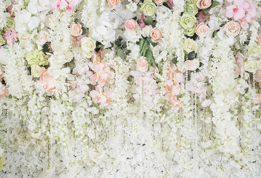 Flowers fotografico floral Curtain Background Wedding Photography Backdrops For Photo Studio fond studio photographie