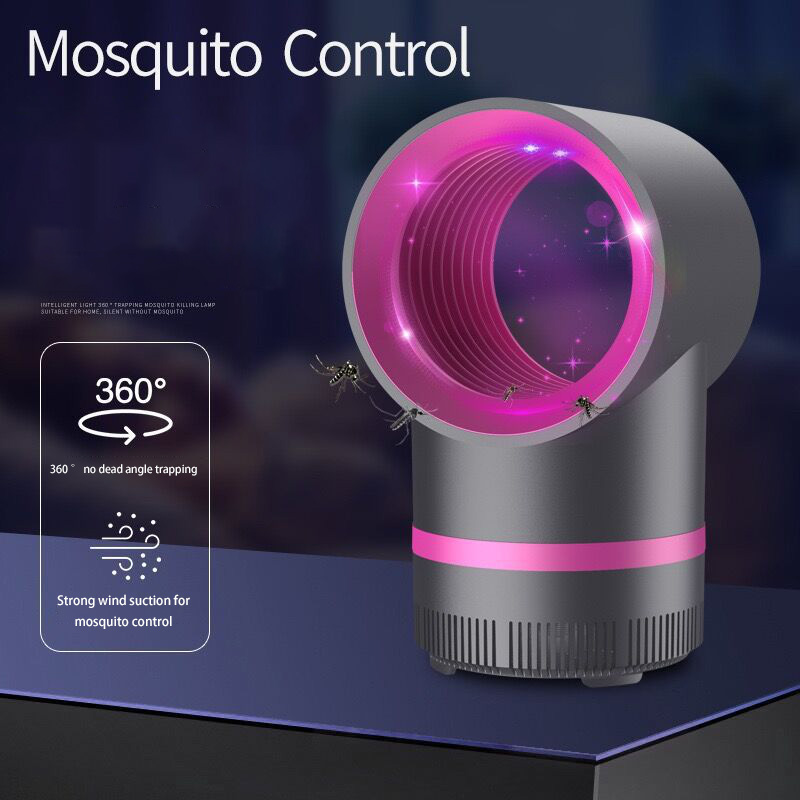 Elektrische muggenlamp, vliegenval, insectenverdelger, usb-aansluiting, draagbare, stille buitenlamp tegen muggen.