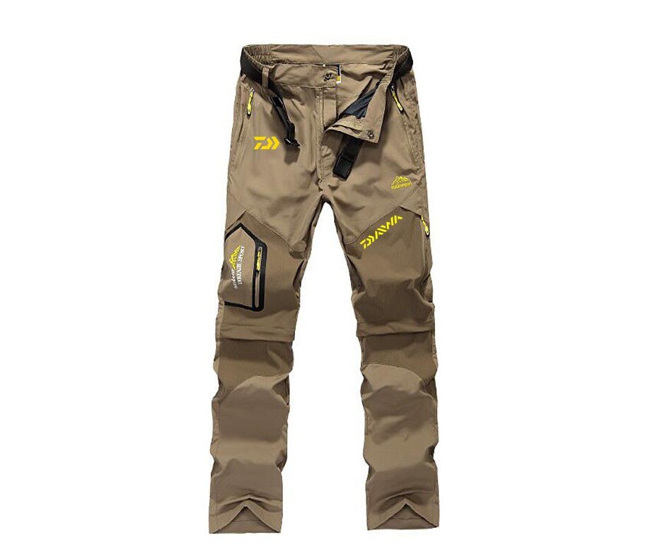 Daiwa Kleding Vissen Broek Waterdichte Stretch Sneldrogende Broek Herfst Winter Broek Mannen Bergbeklimmen Trekking Outdoor: Khaki / 2XL