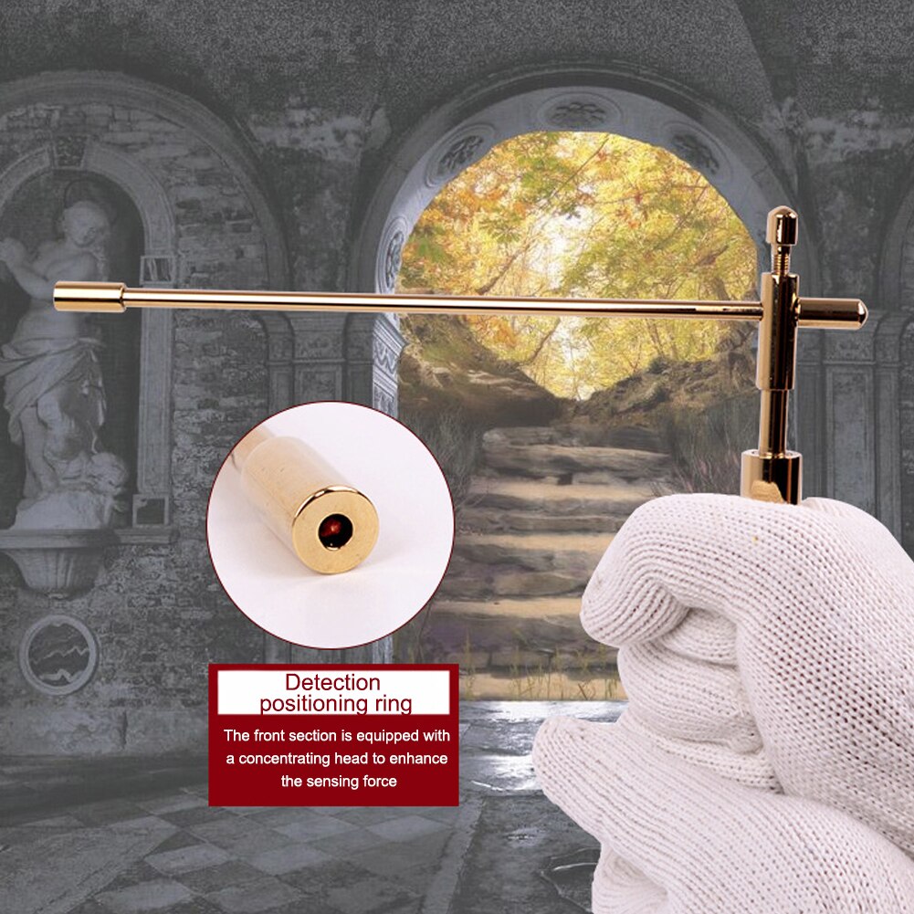 Tige Dowing tige Dowing cuivre outil détachable Feng Shui sonde compas de poche