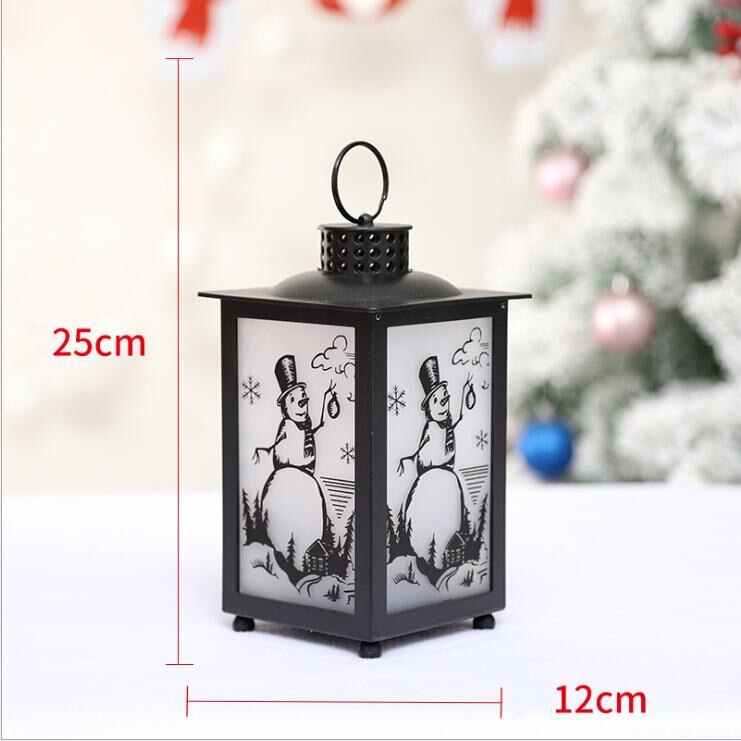 Christmas LED Lantern - Hanging Decorative Light - Festive Home Decor