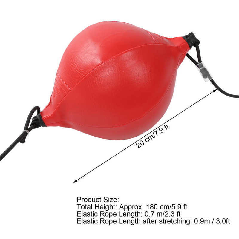 Boxing Ring Punching Ball Inflatable Boxing PU Pear Muay Thai Swivel Punch Bag Punching Exercise Punching Bag Boxing Speed Ball