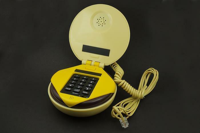 Novità analogico Juno Hamburger Cheeseburger Burger telefono con filo da tavolo
