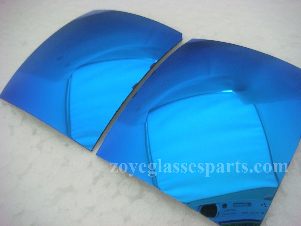 Polarized Lenses For Sunglasses TAC Polarized Lenses Dark Blue Color Revo UV400 Lenses 55*65mm 4 Base