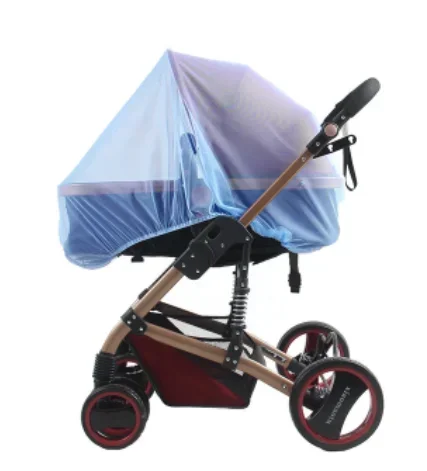 Zomer Klamboe Kinderwagen Kinderwagen Mosquito Insect Netto Veilig Zuigelingen Bescherming Mesh Kinderwagen Accessoires: green
