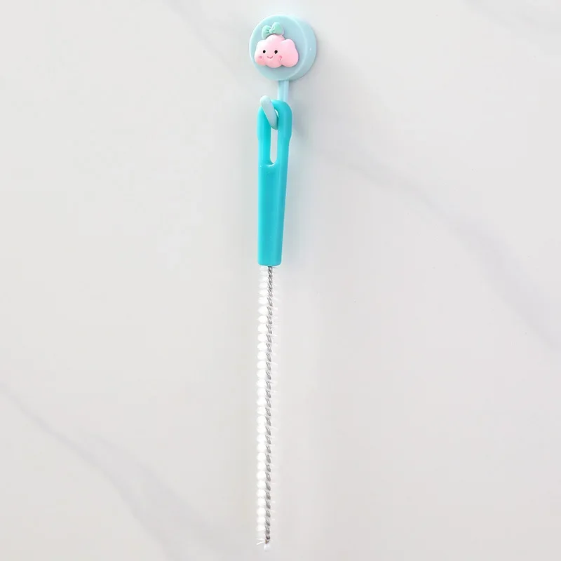 1-5 stks Lotus Stro Kop Theepot Borstel Multifunctionele 3 In 1 Schoonmaken Tool Roestvrij Staal Babyfles Stro Reinigingsborstel gereedschap