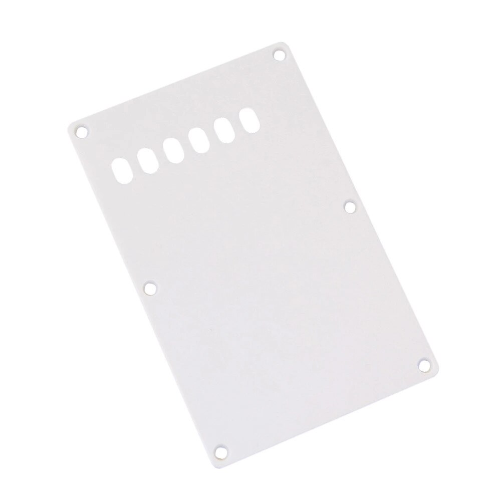 Electric Guitar Tremolo Cavity Cover Backplate for Fender Stratocaster Strat Standard Guitar Accessories: White