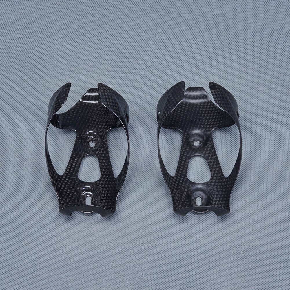 Pełna węgiel fiber rowerowa skrzynka na butelki butelka wody uchwyt na czajniczek wioślarz jazda na rowerze drink stojak 3K błyszczący matowy