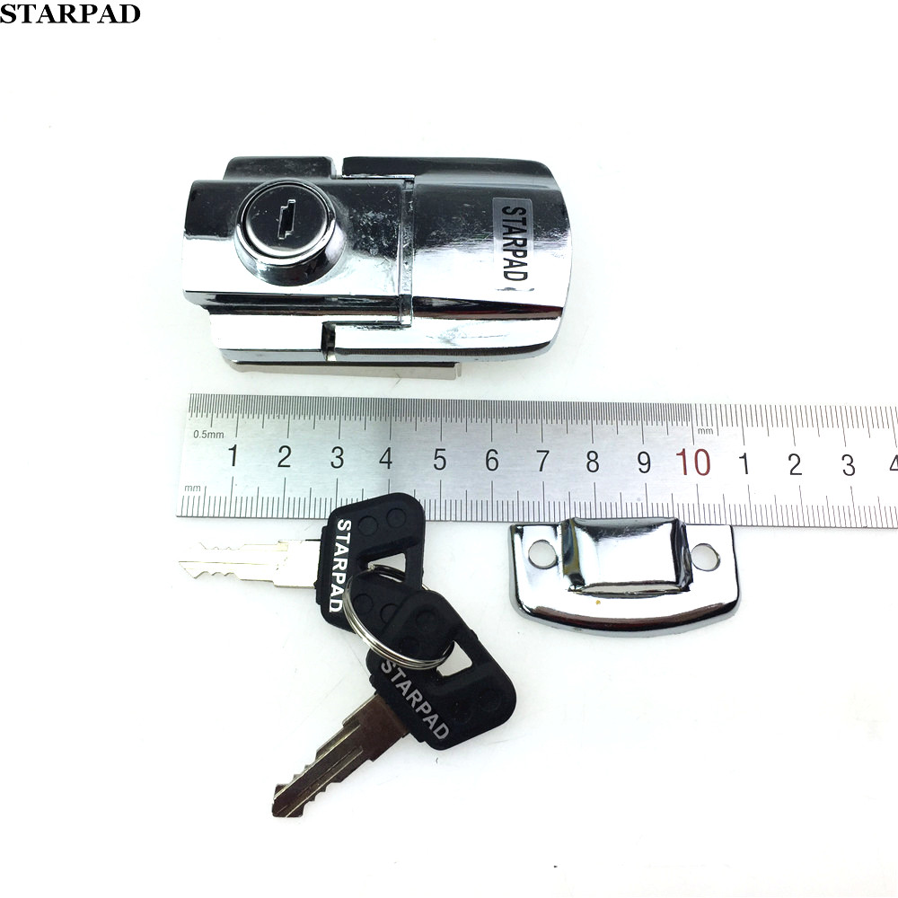 STARPAD For Motorcycle trunk lock White electric car lock Motorcycle car trunk key lock cover Tricycle ATV Refit Lock Accessorie