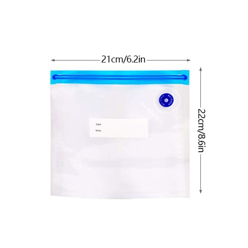 Vacuum Fresh BagS Reusable Food Storage Bags Vacuum Bag For Handheld Vacuum Sealer BPA Free: 21