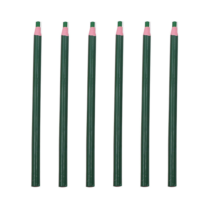 6Pcs Potlood Naaien Krijt Tijdelijke Stof Marker Pen Kleermaker Krijt Voor Glas Kledingstuk Meubels Leer Stof Craft Diy: 6pcs green