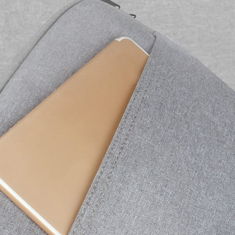 Multifunctional A4 File Hand-Held Zipper Storage Bag Men and Women Portable Ipad Laptop Phone File Notebook Organizer Case Bag