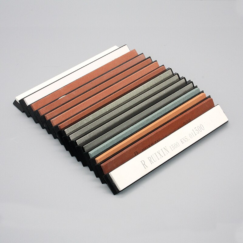 Ruixin pro -veitsen teroitin, 120 karkeutta, timanttiteräinen veitsen hiomakivi, veitsen kivet teroitus kiinteäkulmaiseen veitsen teroittimeen