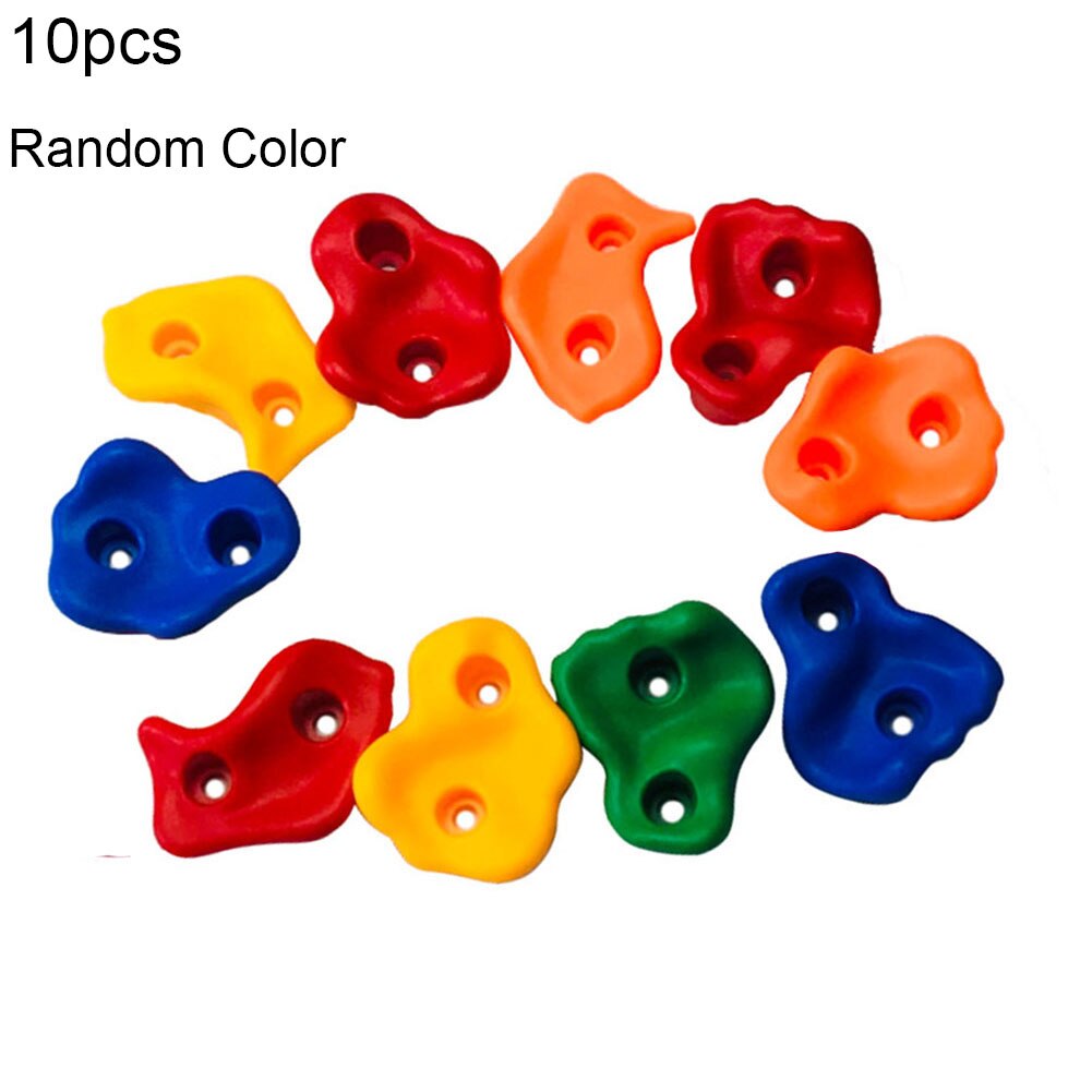 10pcs Plastic Climbing Stones Multi Color For Kids Children Plastic Climbing Grips Kits For Climbing Frames Houses Climbing