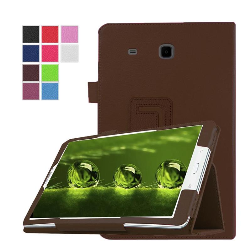 XSKEMP Ultra Slim Shockproof Kickstand Folding PU Leather Flip Case Cover Skin For Lenovo Tab E7 7.0 TB-7104F/N With Pen Stylus: Brown