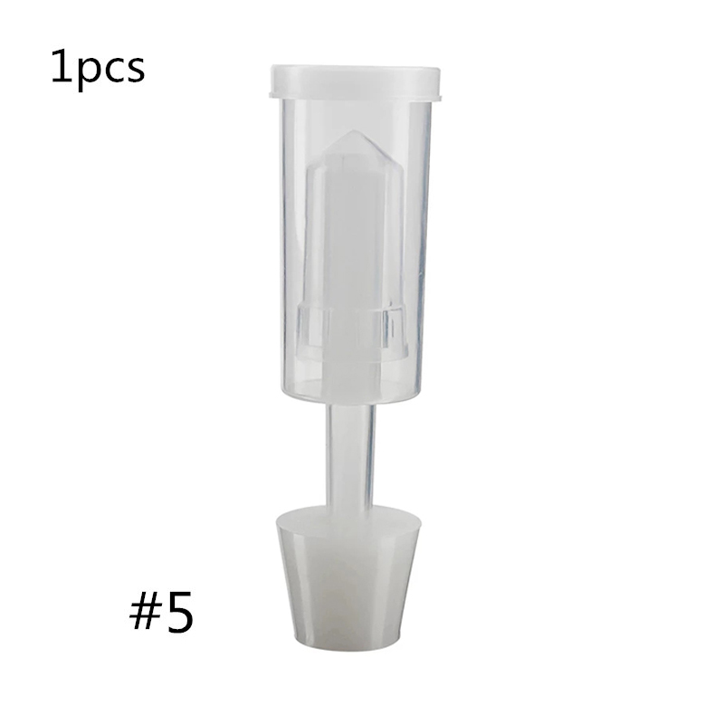 camera d'equilibrio in plastica impostato camera d'equilibrio per birra fatta in casa con occhielli in silicone Cilindro per birra Fermentor aria serratura Scarico unidirezionale sigillato ad acqua: Radura