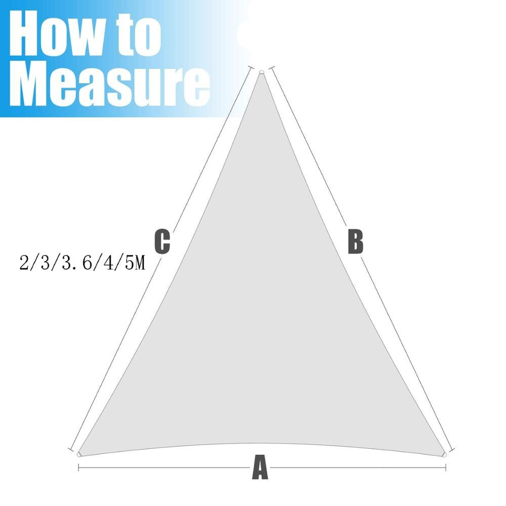 Beige Sun Shade Sail Canopy Awning, 95% UV Blockage Water Permeable, Commercial & Residential, for Patio Yard Pergola