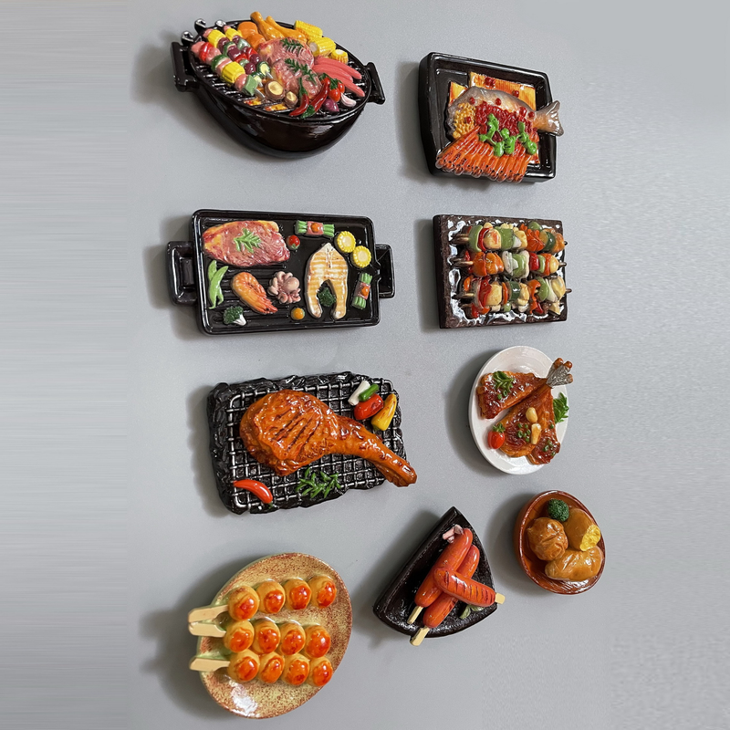 Voedsel koelkast magneet magneet schoolbord whiteboard sticker foto bericht magneet magnetische sticker notities vaste decoratie