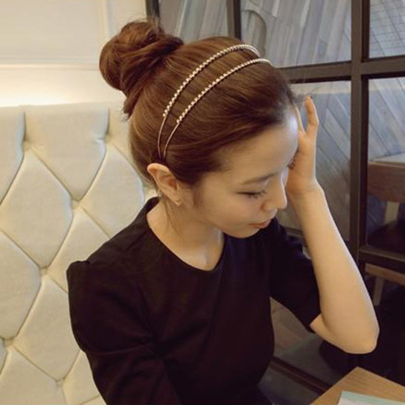 Hairband for Women Crystal Rhinestone Headband Gold Silver Color Headpiece Lady Girls Headdress Hair Accessories