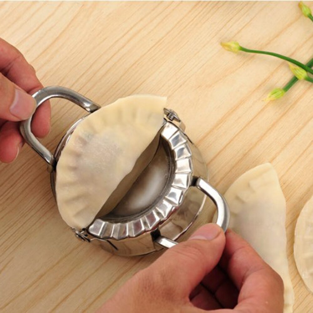 Large Dumpling Mold Ravioli Dough Pastry Tool Cutter Pie Stainless Steel Dumpling Maker Mould Kitchen Tools Cooking Cooker Mould
