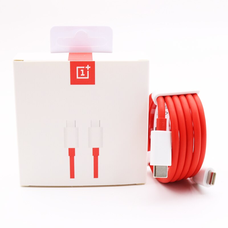 Original For Oneplus 8T 8 T Warp Charge Type C To Type C Cable 6.5A Fast Charge One Plus 8 7 Pro 7t 6t 6 5t 5 3t 3 Dash Charging: 100CM