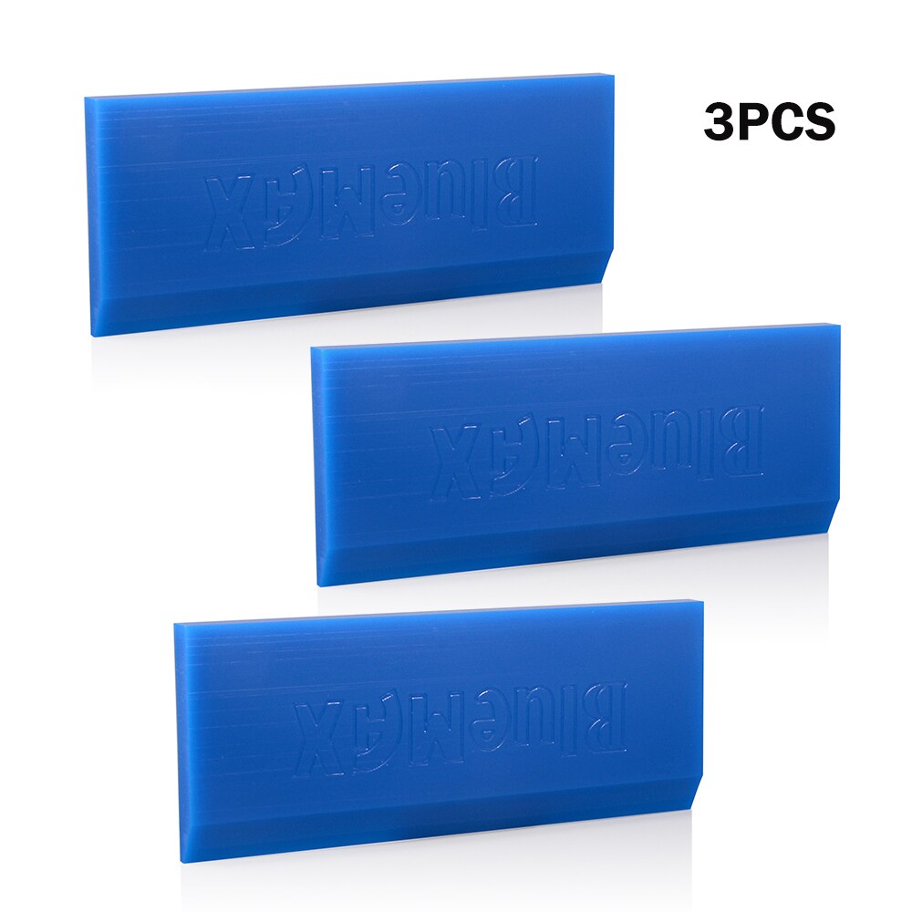 EHDIS – raclette BLUEMAX, manche en vinyle, pelle à neige, grattoir à glace, lame en caoutchouc, teinte de fenêtre, outil de nettoyage, lavage de voiture: 3pcs x blade