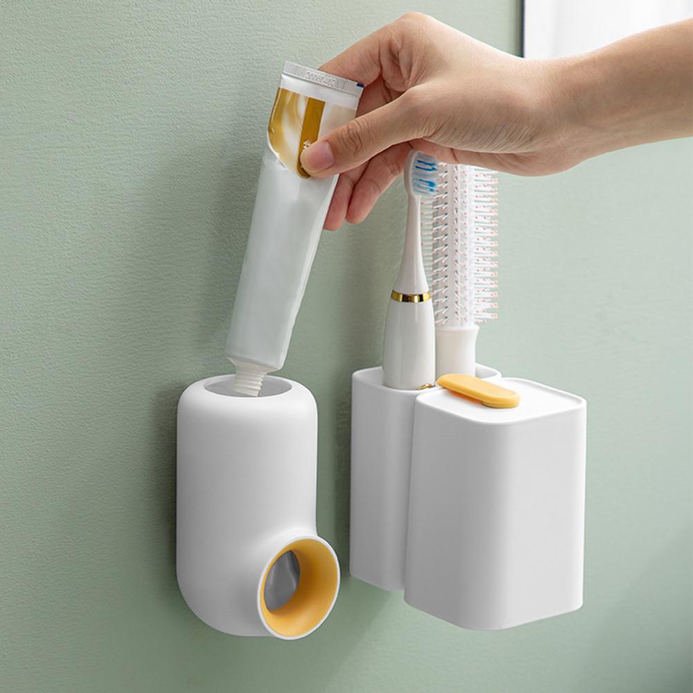 Duurzame Non-Contact Bediening Tandpasta Knijper Tandpasta Houder Nail-Gratis Arbeidsbesparende
