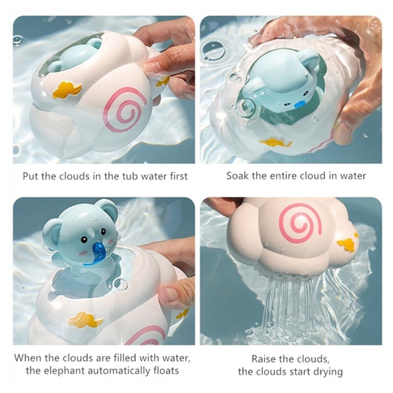 Baby Bath Toys 0 12 Months for Kids Swimming Pool Water Game Wind-up Clockwork Animals Crab Frog for Children Water Toys