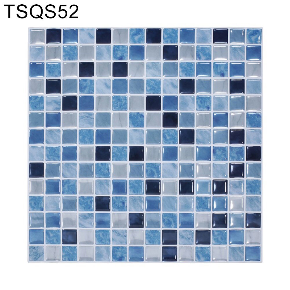Mosaiikki itseliimautuva laatta backsplash seinätarra vinyyli kylpyhuone keittiö kodin sisustus tee itse vedenpitävä öljynkestävä: Tl 52