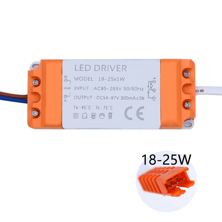 Led Dubbele Kleuren Driver 1W-36W Voeding Constante Stroom 300mA Automatische Spanning Controle Verlichting Transformers Voor led Diy: 18-25Wx 1